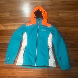 Dare2b Ski Jacket Waterproof Hooded Insulated Winter Coat Turquoise‎ XS